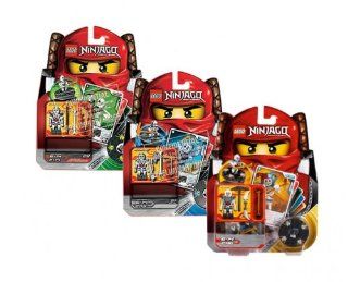 Lego Ninjago SET Spinner 2114 Chopov und 2115 Bonezai und 2116 Krazi: Spielzeug