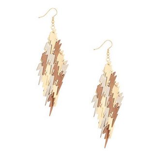 Star by Julien Macdonald Mixed metal lightning drop chandelier earring