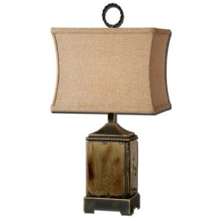 Warm Trent 33 H Table Lamp with Bell Shade by Uttermost