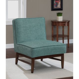 Ella Walnut Aqua Slipper Chair  ™ Shopping   Great Deals