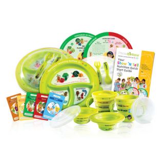 Show N Tell Know It A Complete Nutrition 6 Piece Dinnerware Set by