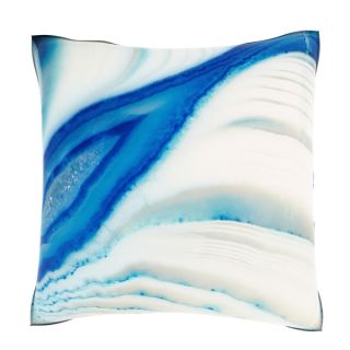 Cross section Ice Pattern 18 inch Velour Throw Pillow