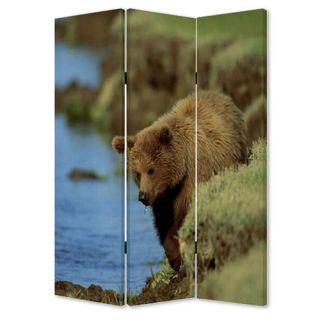 72 x 48 Bear Screen 3 Panel Room Divider