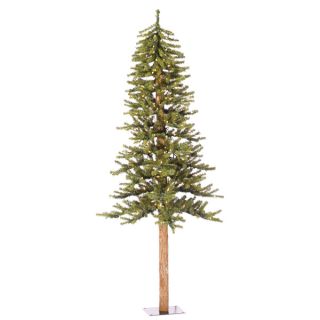 foot x 48 inch Natural Alpine Tree with 150 Clear Lights, 457 Tips