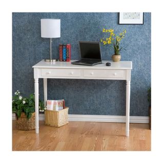 Wildon Home ® Hull Crisp White 2 Drawer Writing Desk