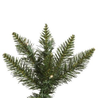 Vickerman Durham Pole Pine 7.5 Green Artificial Christmas Tree with