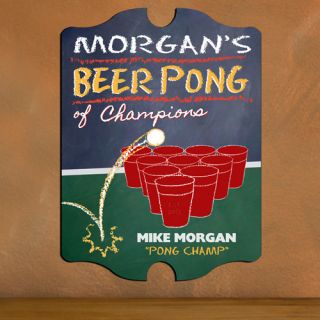 Personalized Gift Beer Pong Graphic Art