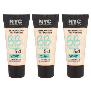 New York Color BB Creme Foundation Matte (Pack of 3)