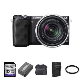 Sony Alpha NEX 5R Mirrorless Digital Camera with 18 55mm Lens and 32GB