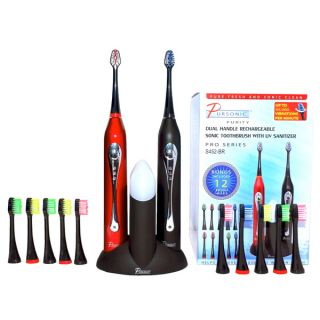 Pursonic Dual Handle Sonic Toothbrush with UV Sanitizer   16214615