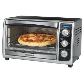 Black & Decker Stainless Steel Six slice Toaster Oven   14200190
