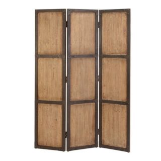 Woodland Imports 71 x 48 Wooden 3 Panel Room Divider