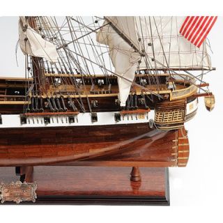 Large USS Constellation Model Ship by Old Modern Handicrafts
