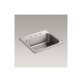 Kohler Toccata 25 X 22 X 7 11/16 Top Mount Single Bowl Kitchen Sink
