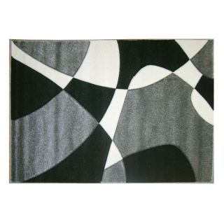 Modern Deco Grey Universe Rug (79 x 105)