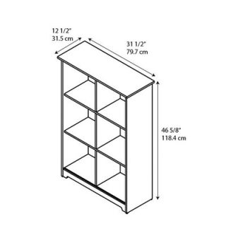 Bush Industries Cabot 6 cube Bookcase