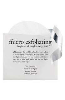 philosophy microdelivery triple acid brightening peel pads