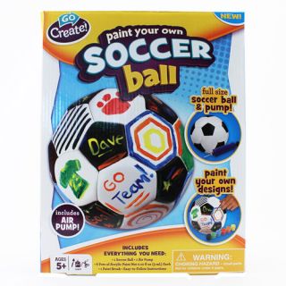 Go Create Paint Your Own Soccer Ball