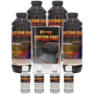 Bed Liner CUSTOM COAT MESA GRAY 4 L Urethane Spray On Truck Kit