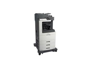 Lexmark MX810DTE Laser Multifunction Printer   Monochrome   Plain Paper Print   Desktop