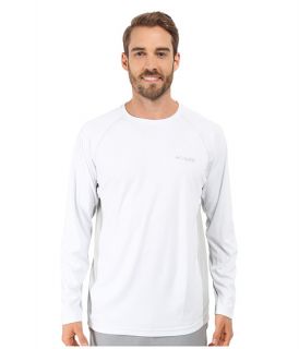 Columbia Cast Away Zero™ Knit Long Sleeve Shirt White/Cool Grey