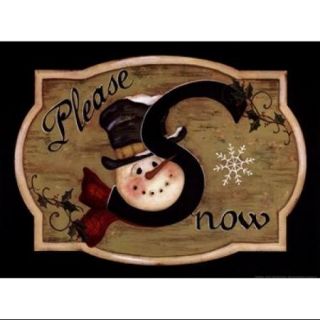 Please Snow Poster Print by Michele Deaton (16 x 12)