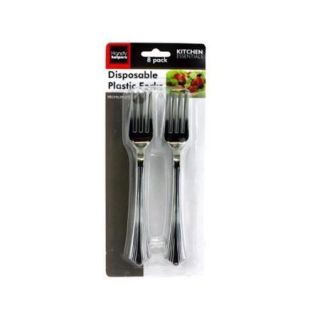 Disposable party forks   Case of 24