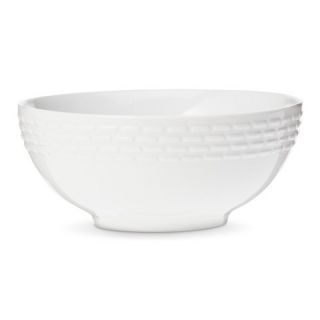 Threshold™ Dashed Line Bowl Set of 4   White