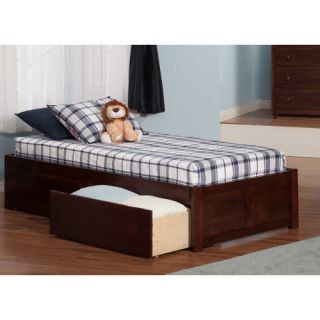 Atlantic Furniture Concord Twin XL Plarform Bed with Drawers