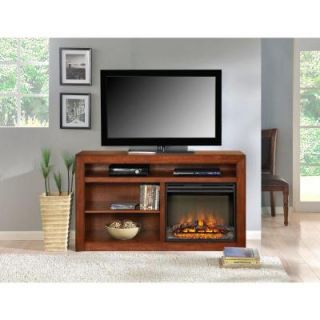 Muskoka Claire 54 in. Media Console Electric Fireplace in Burnished Pecan MTVS2318SBP
