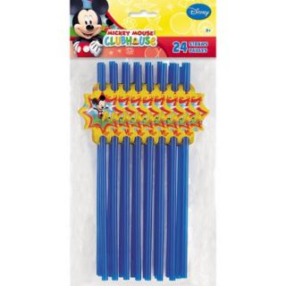Mickey Mouse Clubhouse Party Straws, 24ct