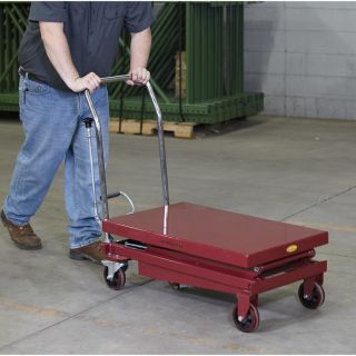 Northern Industrial Tools Hydraulic High Lift Table Cart — 770-Lb. Capacity, 51 1/2in. Max. Lift