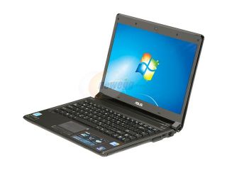 ASUS Notebook w/ NVIDIA Optimus U45 Series U45JC A2B Intel Core i3 370M (2.40 GHz) 4 GB Memory 320 GB HDD NVIDIA GeForce 310M + Intel HD 14.0" Windows 7 Professional 64 bit