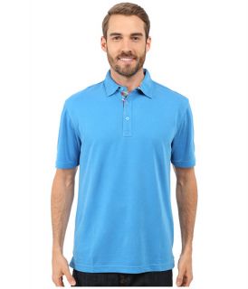 BUGATCHI The Capri Classic Fit Short Sleeve Knit Turquoise