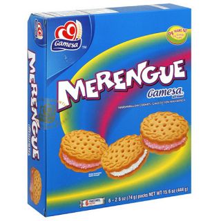 Gamesa Merengue Marshmallow Cookies, 15.5 oz (Pack of 12)