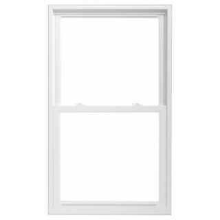 ThermaStar by Pella Vinyl Double Pane Annealed Double Hung Window (Rough Opening: 36 in x 46 in Actual: 35.5 in x 45.5 in)