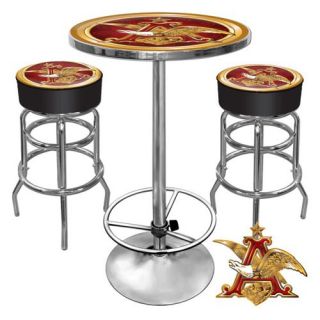 Anheuser Busch Gameroom Pub Set   3 Piece   Game Room & Billiards