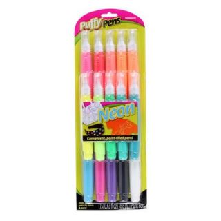 Puffy Pen, Neon, 15pk