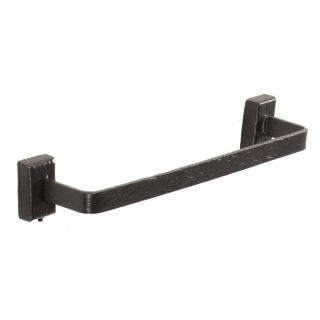 Stone County Ironworks Cedarvale Natural Black Single Towel Bar (Common: 24 in; Actual: 26 in)