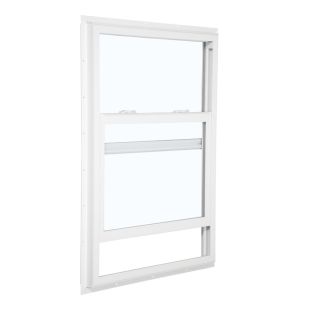 ReliaBilt 105 Series Vinyl Double Pane Single Strength New Construction Single Hung Window (Rough Opening: 24 in x 36 in; Actual: 23.5 in x 35.5 in)