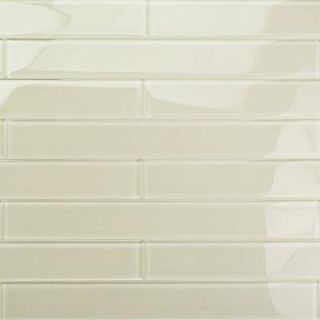 Splashback Tile Contempo Vista Polished Sand Beach Glass Subway Wall Tile   2 in. x 8 in. Tile Sample SMP CNTMPVISTA POLISHED SAND BEACHSAMPLE