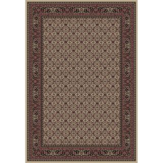 Concord Global Dynasty Ivory Rectangular Indoor Woven Oriental Area Rug (Common: 7 x 10; Actual: 79 in W x 114 in L x 6.58 ft Dia)