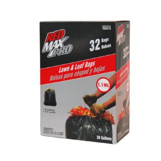 Red Max 32 Count 39 Gallon Leaf & Lawn Drawstring Bags