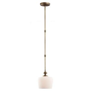 Sea Gull Lighting Cabot 1 Light Aged Bronze Finish Mini Pendant DISCONTINUED 61885 898