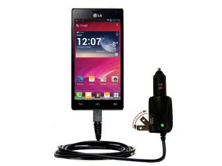 Car & Home 2 in 1 Charger compatible with the LG Optimus 4X HD