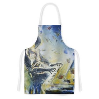 Surf Perch by Josh Serafin Green Artistic Apron by KESS InHouse