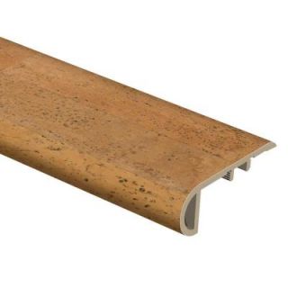 Zamma Natural Cork 3/4 in. Thick x 2 1/8 in. Wide x 94 in. Length Vinyl Stair Nose Molding 015543546