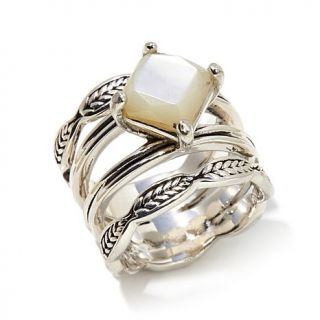 Studio Barse Mother of Pearl Sterling Silver Ring   7989326