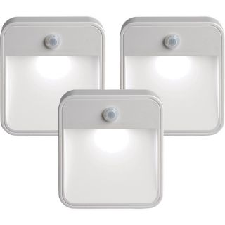 Mr. Beams Stick Anywhere Wireless Motion-Activated LED Light — 3-Pack, 20 Lumens, Battery Powered, Model# MB723  Indoor   Outdoor Lighting