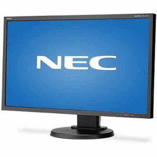 NEC 24" Widescreen Desktop Monitor with IPS Panel, Integrated Speakers and LED Backlighting (E243WMi Black)